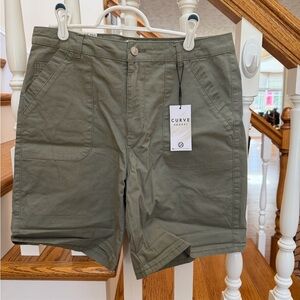 Curve Women's Khaki Bermuda Shorts